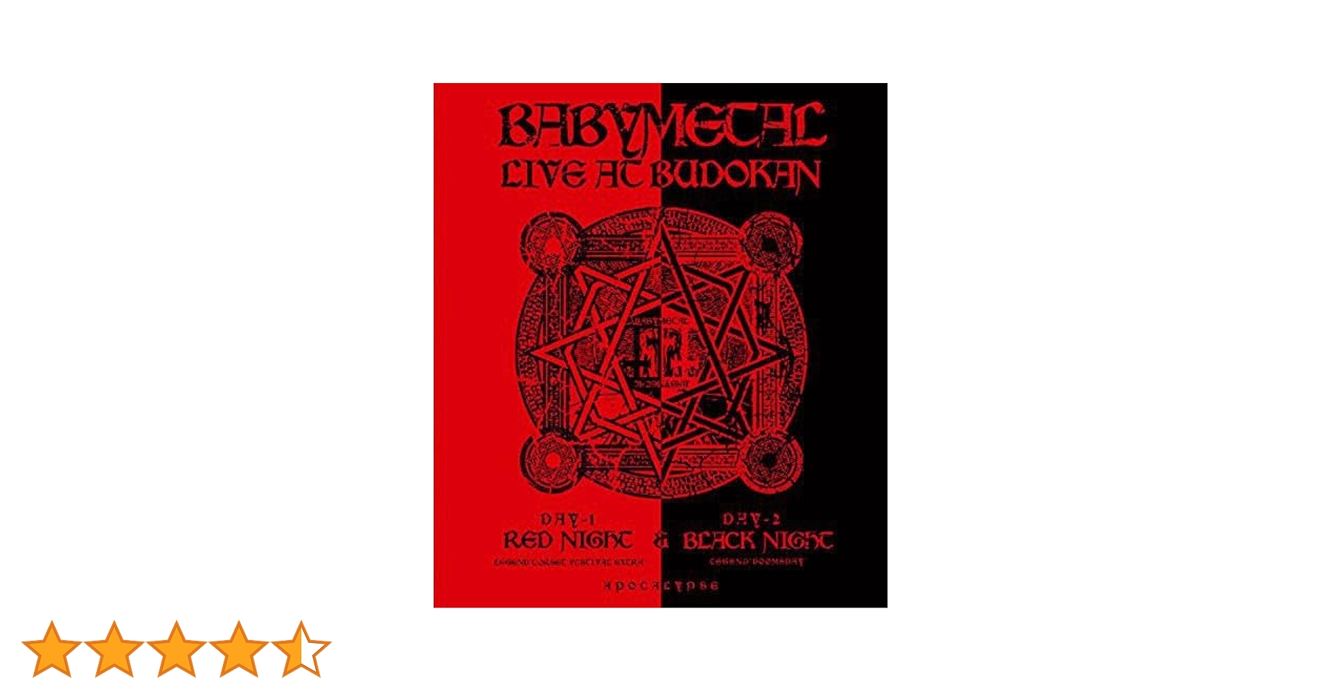 ミュージック BABYL LIVE AC BUDOKAN Blu-ray Amazon.co.jp | Live at Budokan: Red Night & Black Night